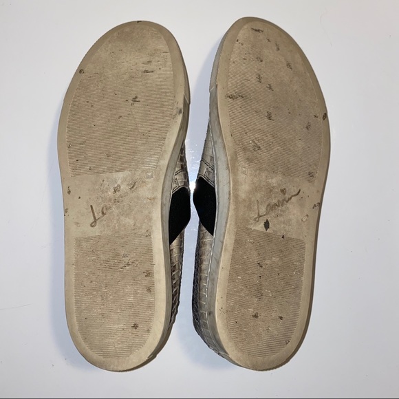 Lanvin Grey Blue Beige Python Keds Sneakers - Picture 13 of 17